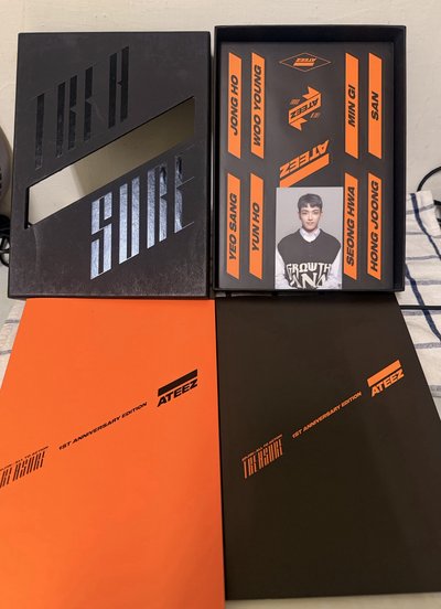 ATEEZ ❤️ 放置已久 專輯些許歲月痕跡