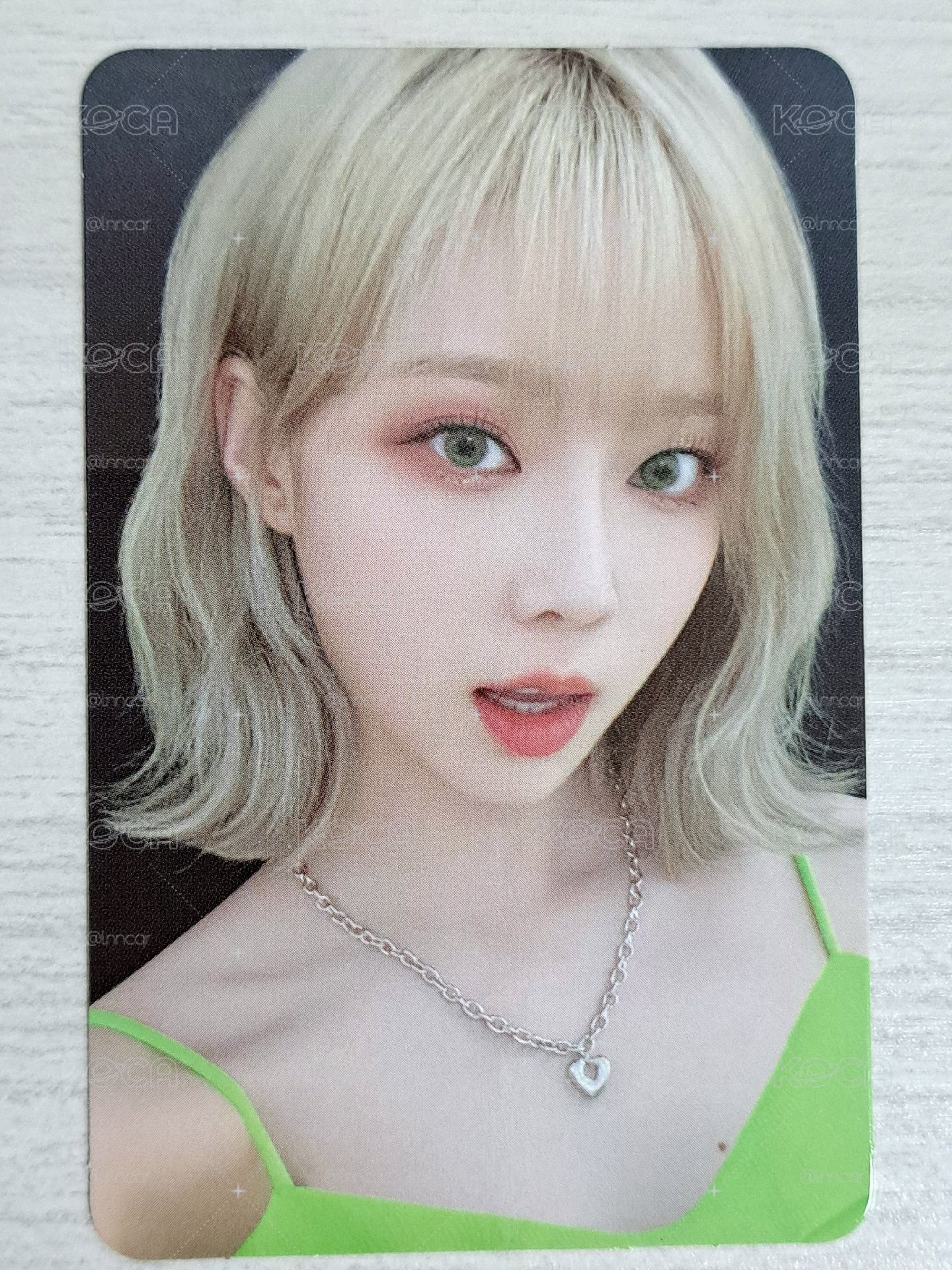 22fm 周邊卡 相框 綠衣冬