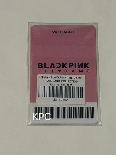 BLACKPINK BPTG 特典卡 一套未拆
