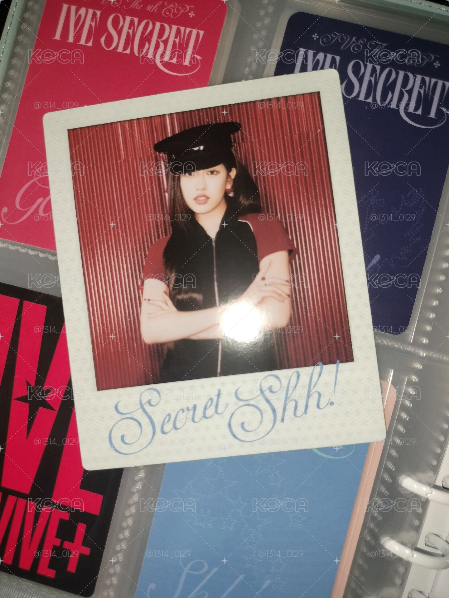 IVE安兪真 SECRET 專輯拍立得