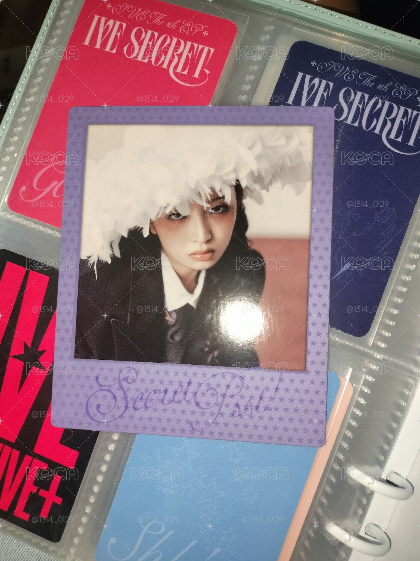 IVE直井伶 SECRET 專輯拍立得