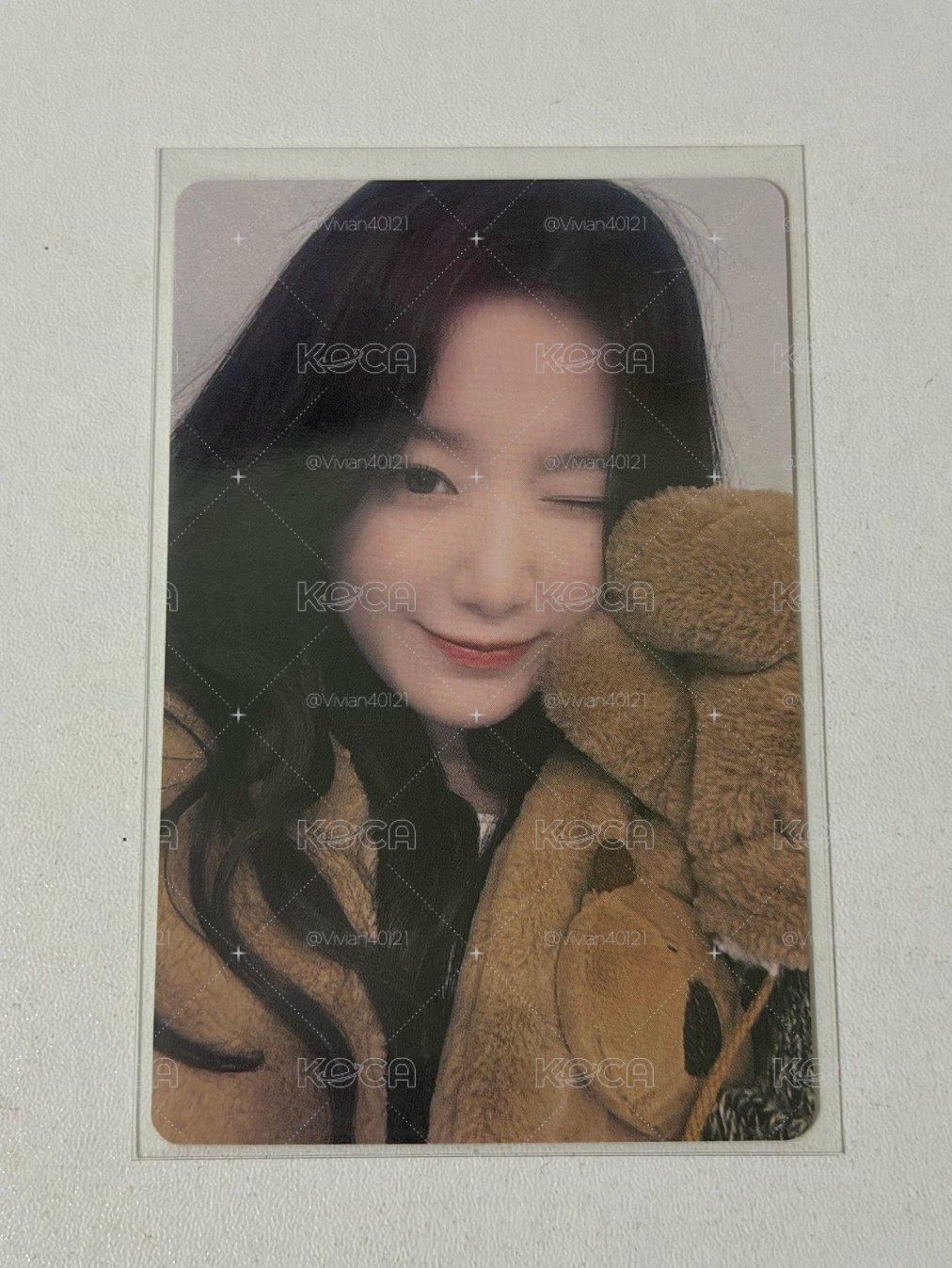 i-dle  舒華 一直娛 特典卡 卡皮巴拉