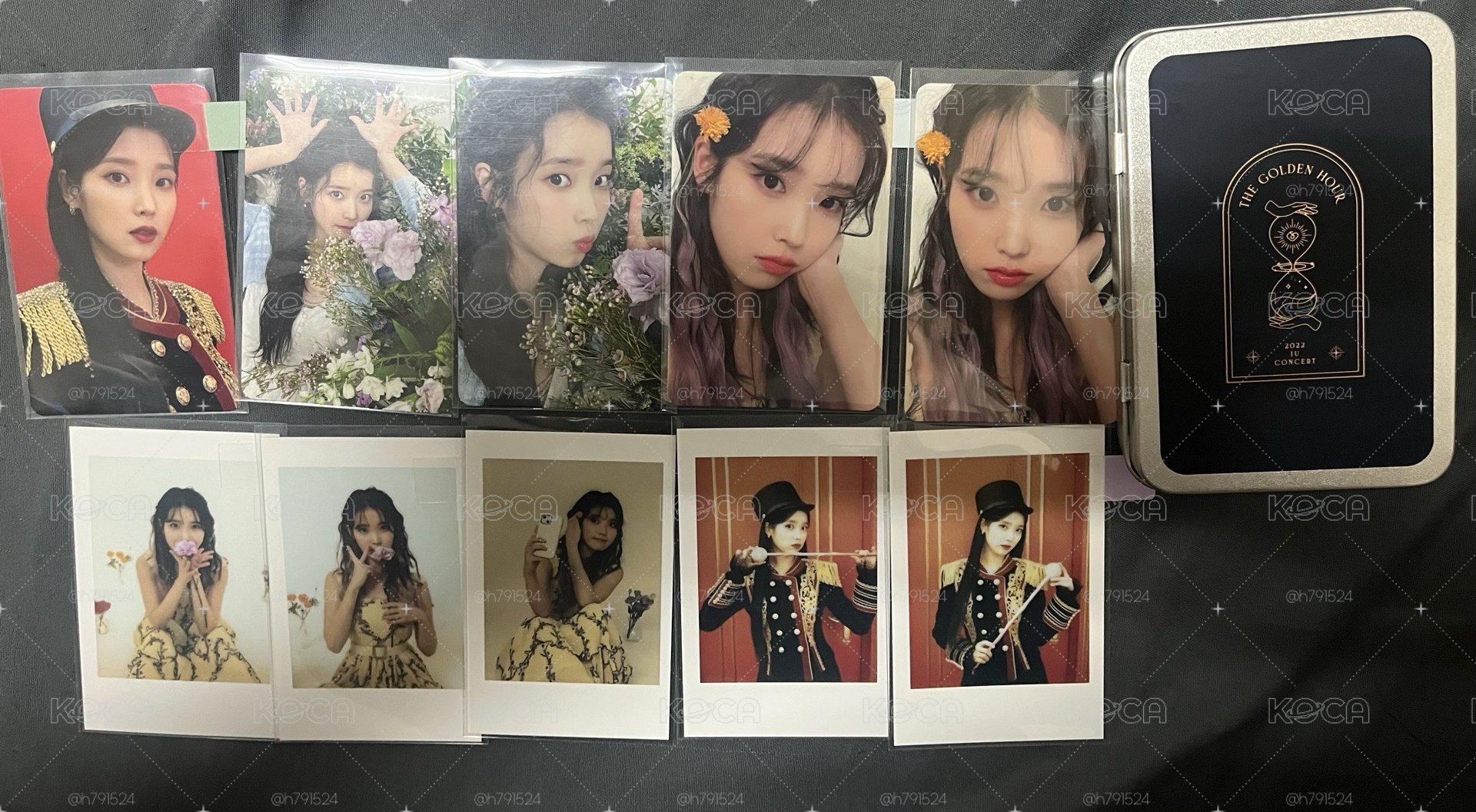 Iu 李知恩 The Golden Hour 鐵盒小卡組