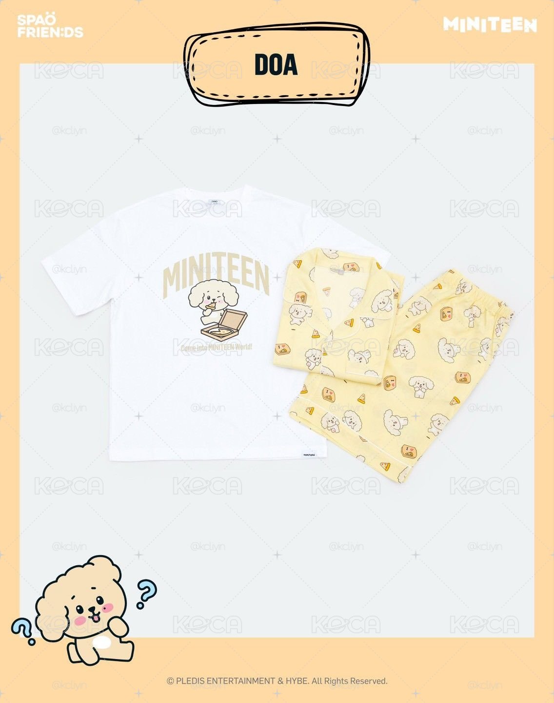 Miniteen × Spao睡衣 碩M