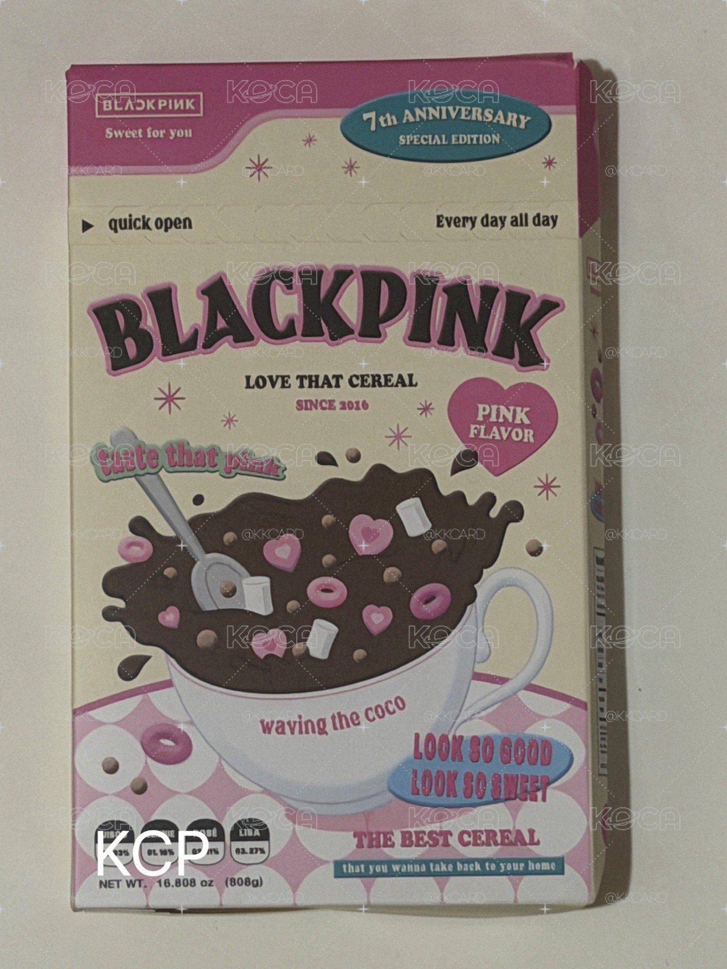 現貨速出 BLACKPINK 8週年 麥片盒 全新未拆
