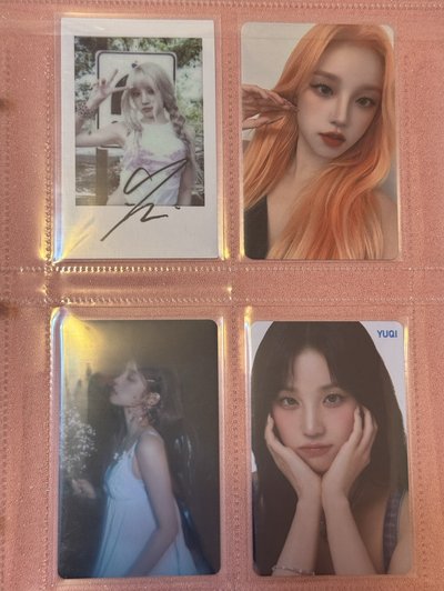 i-dle 雨琦 汗蒸幕 特典 專卡 拍立得