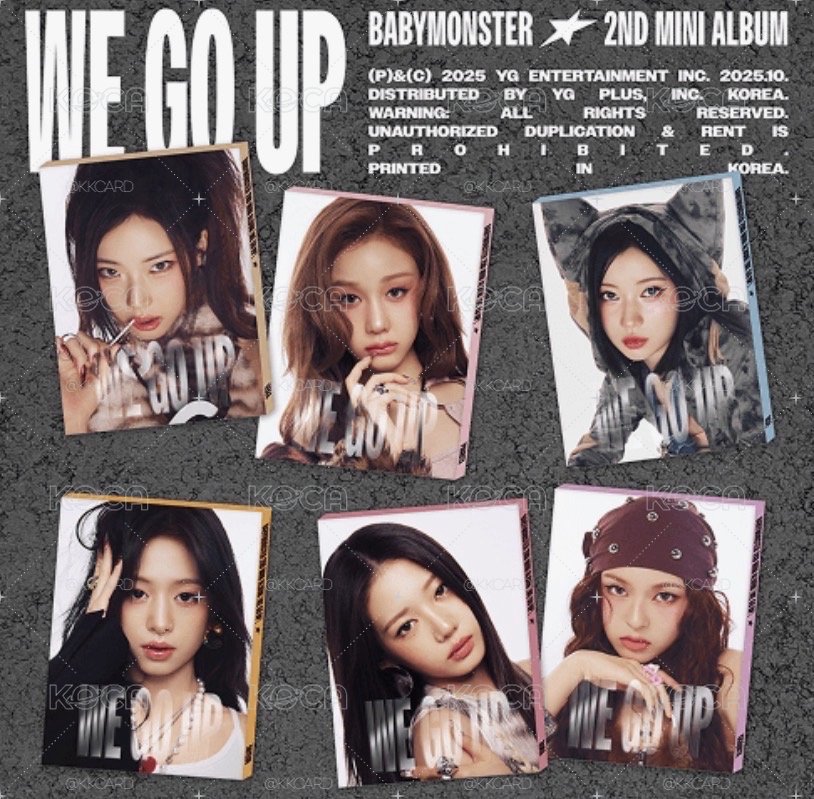 BABYMONSTER WE GO UP 專輯 單封 全新未拆