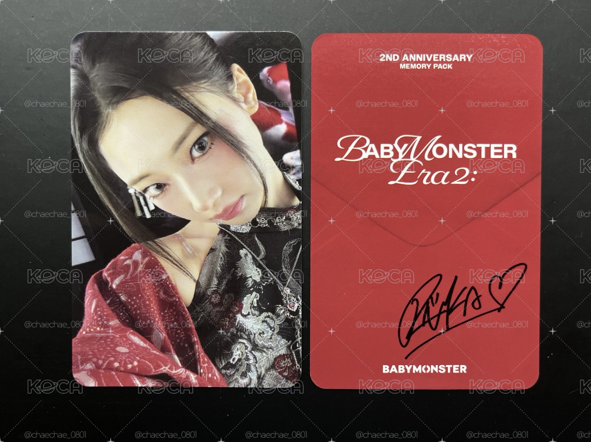 CHIQUITABABYMONSTER ERA 2:2ND ANNIVERSARY MEMORY PACK小卡