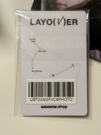 LAYOVER wvs 特典卡 PVC硬卡