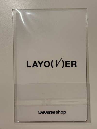 LAYOVER wvs 特典卡 