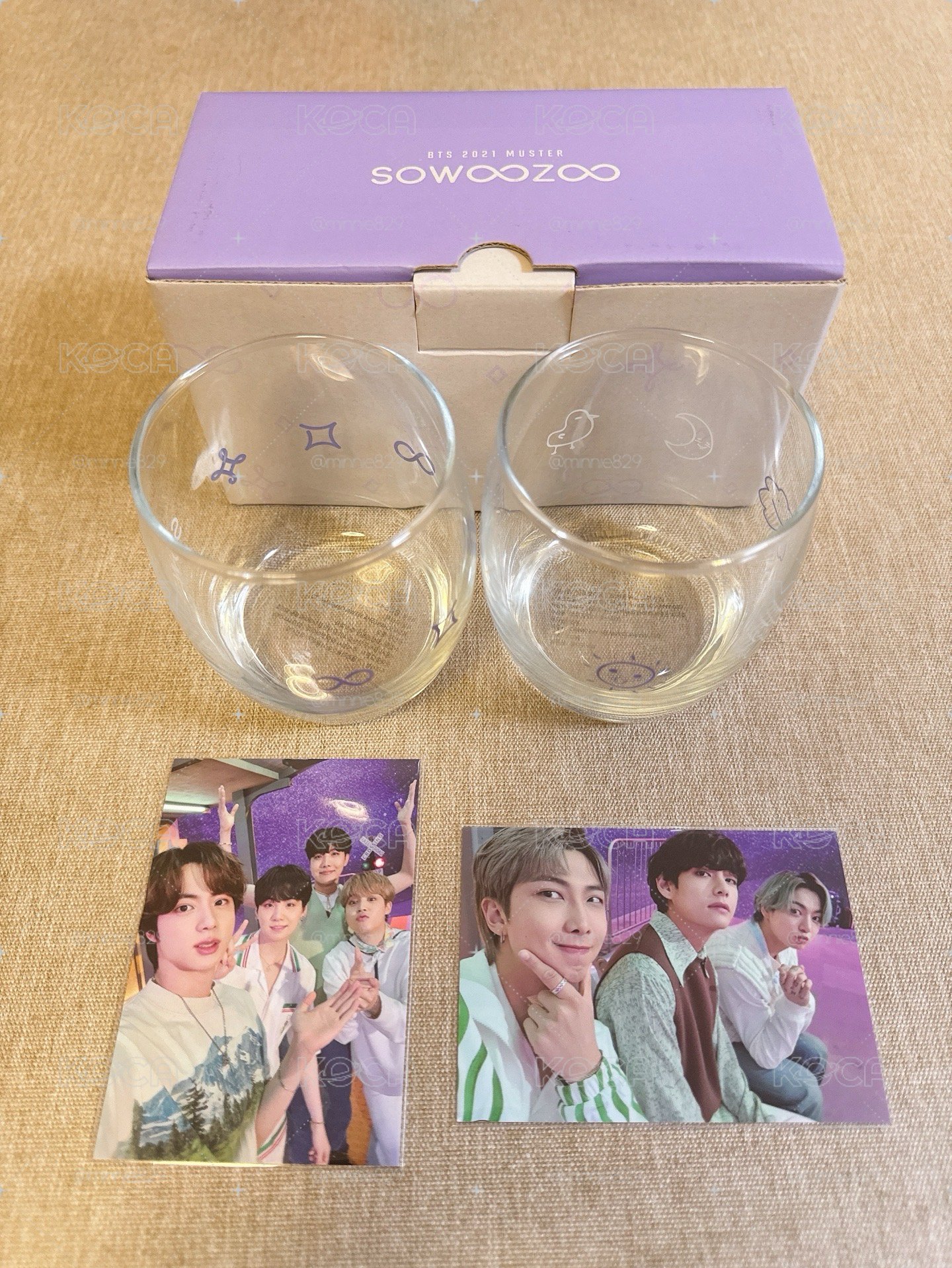 SOWOOZOO玻璃杯組 全新含卡