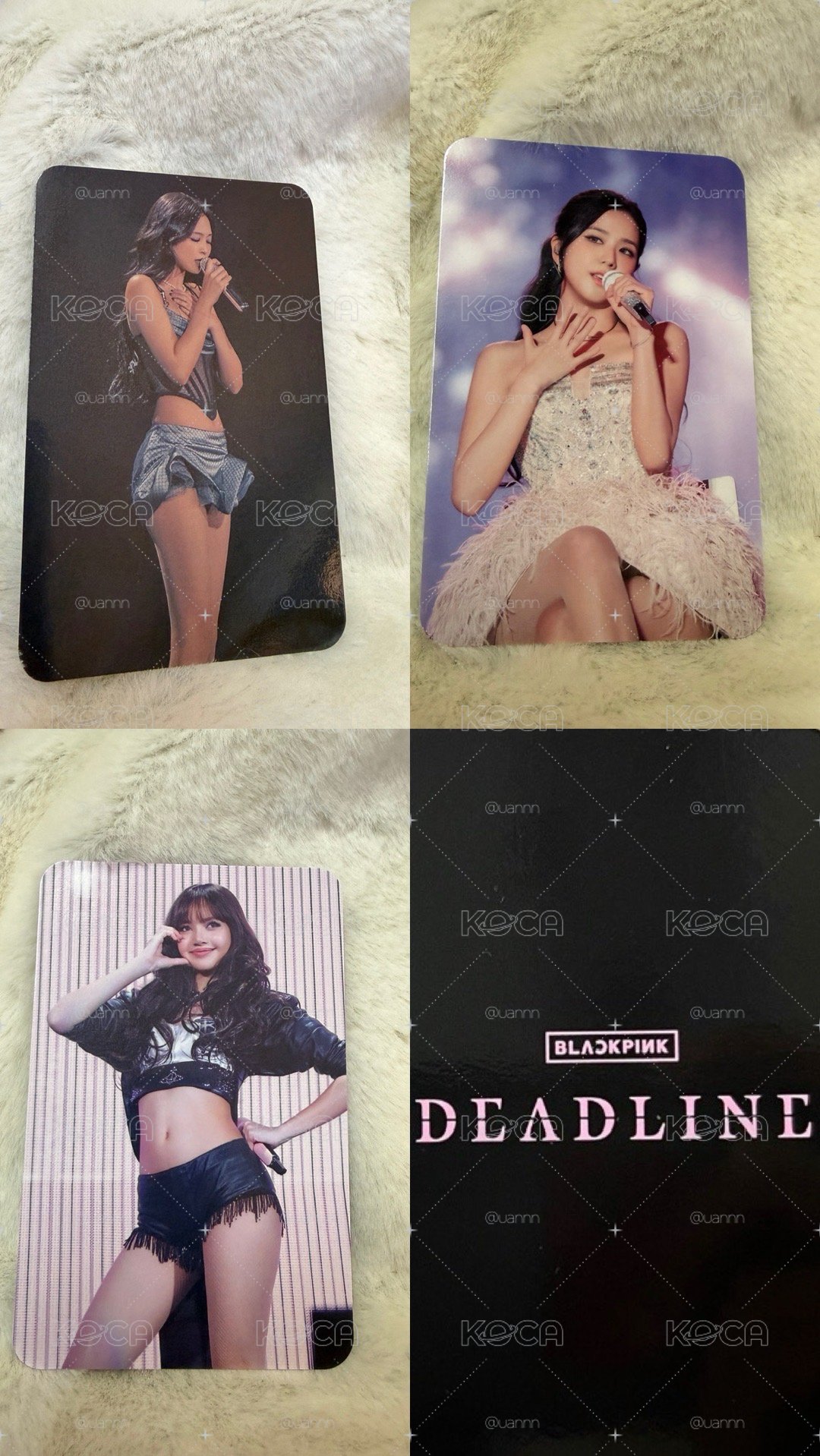 BLACKPINK DEADLINE 日本快閃 特典卡 jennie lisa jisoo