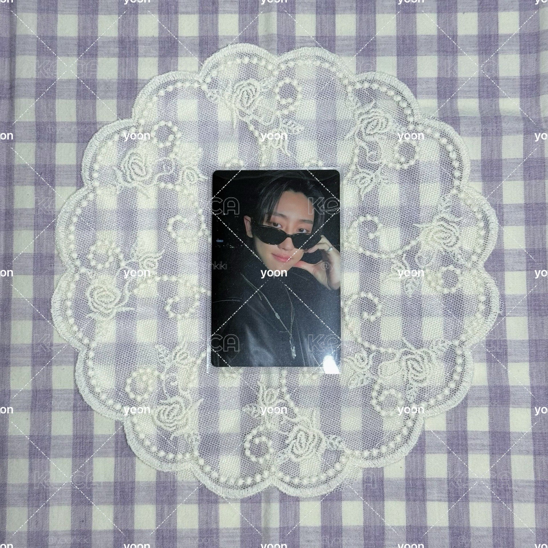 正四 油彩克拉盤 專輯卡 墨鏡八