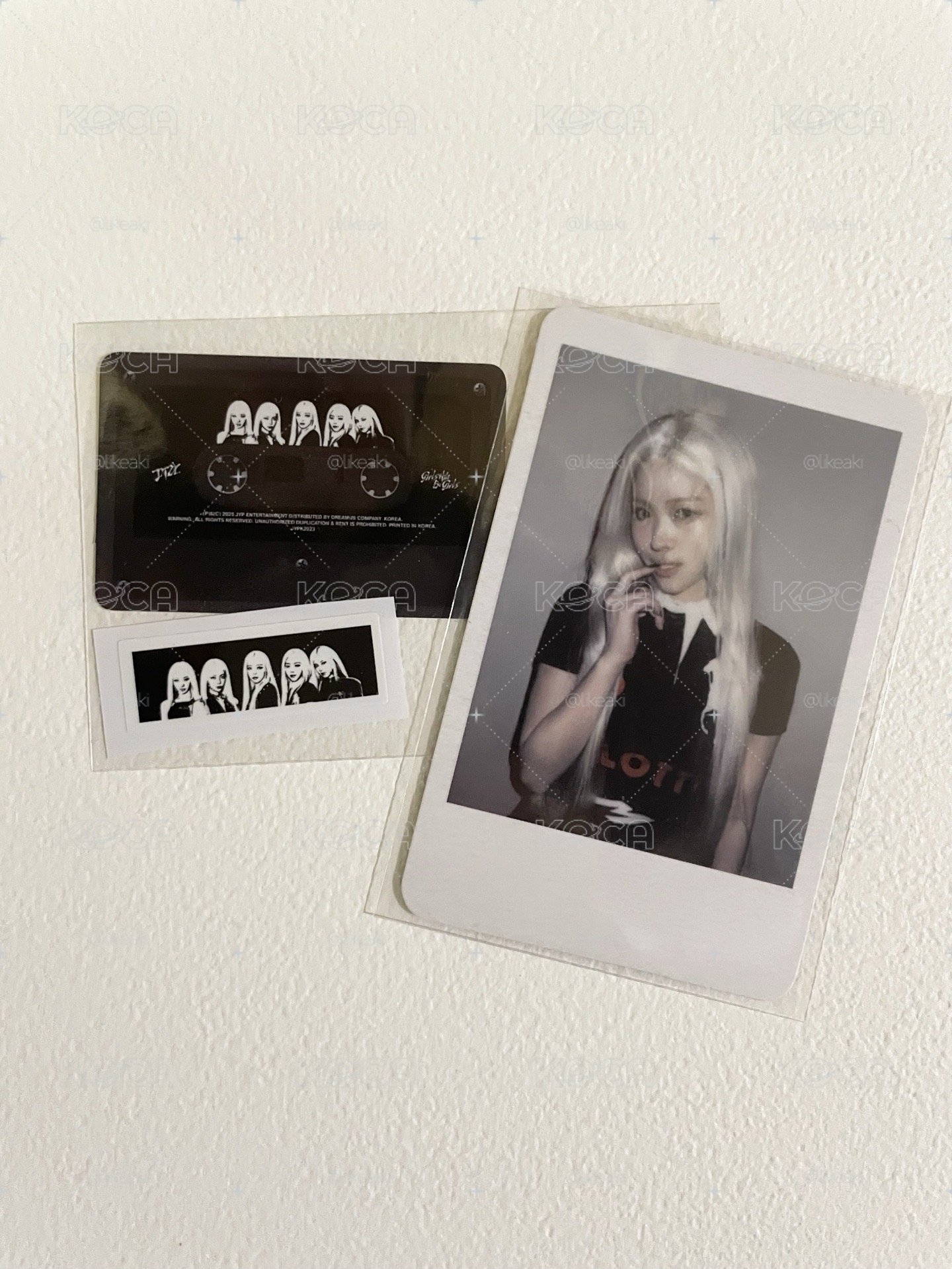 GWBG 專輯卡 CASSETTE BLACK ver. 留真