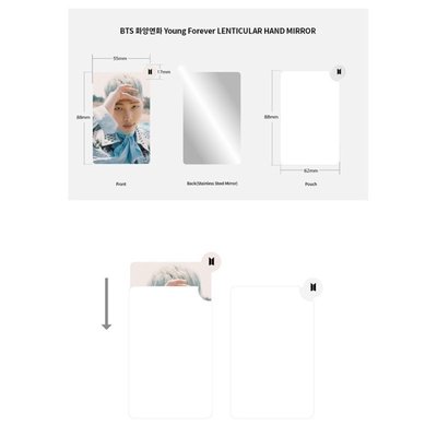 BTS 防彈少年團 花樣年華 Young Forever 手鏡 手拿鏡 隨身鏡 泰亨 智旻 柾國