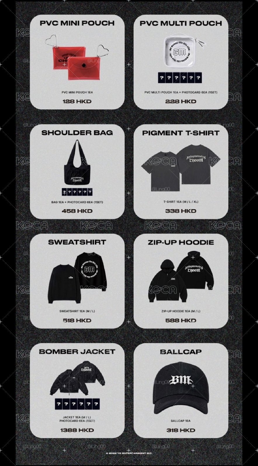 [預購 周邊]BABYMONSTER | 3rd MINI ALBUM [충 (CHOOM)] 《無滿額 無滿額》