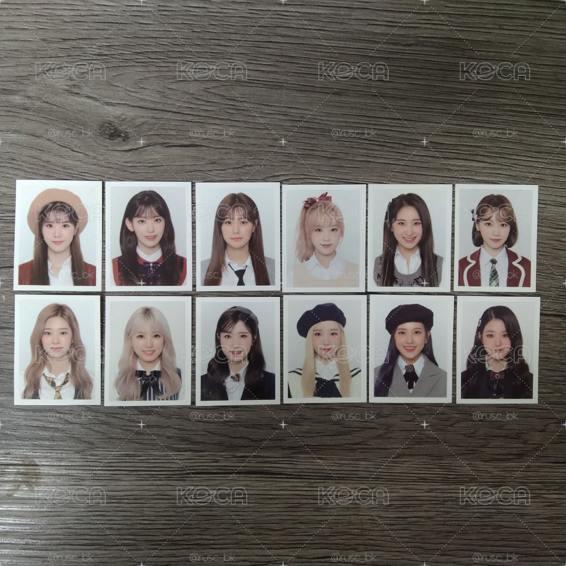 SECRET DIARY 年曆卡 證件照