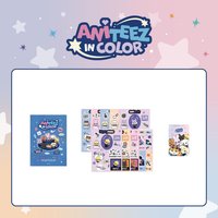 ANITEEZ IN COLOR RETRO STICKER BOOK