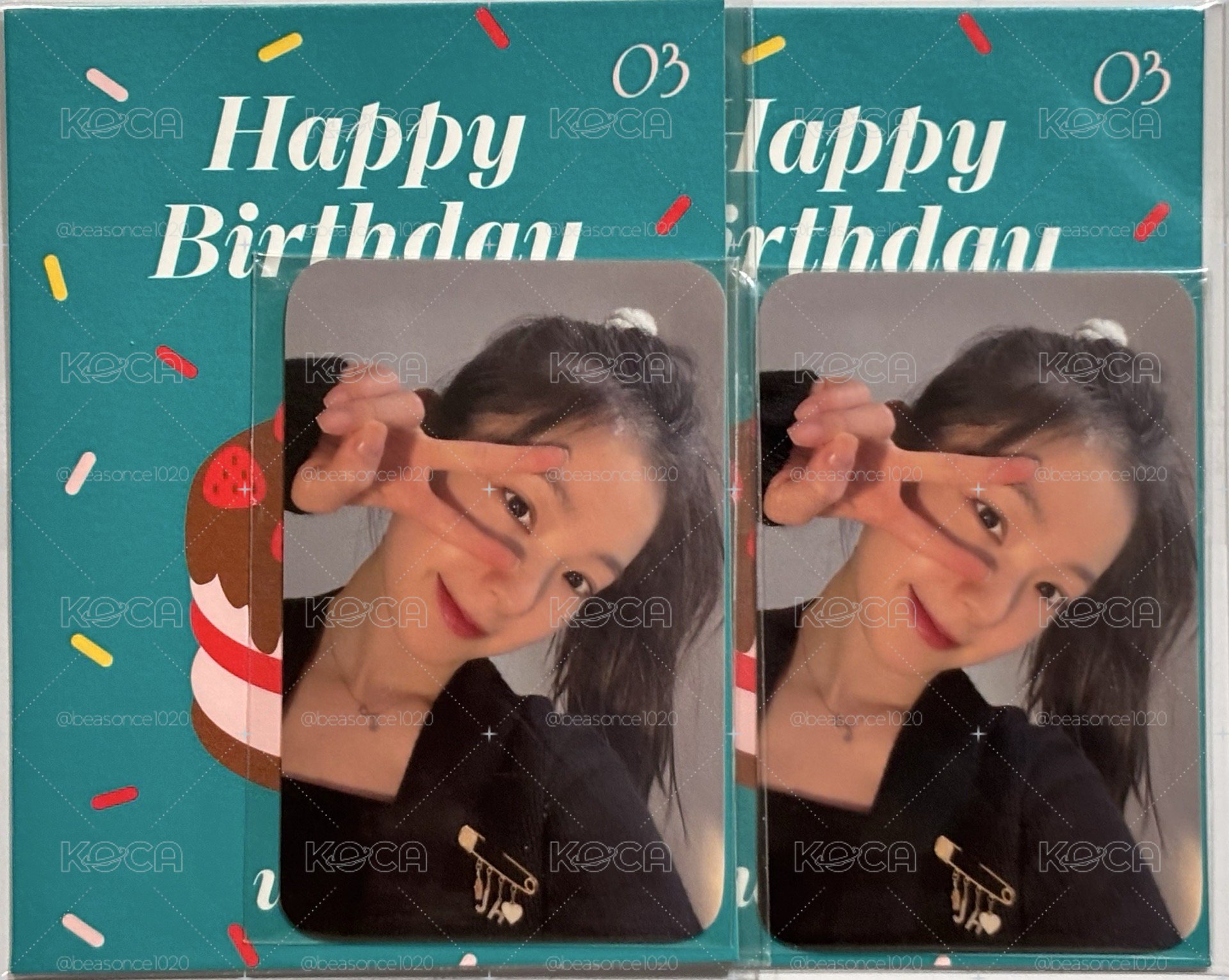 Red Velvet Irene 裴柱現 生日卡
