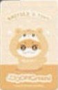 ANITEEZ IN COLOR 周邊卡 ANITEEZ X TINY PLUSHKEYRING 背面