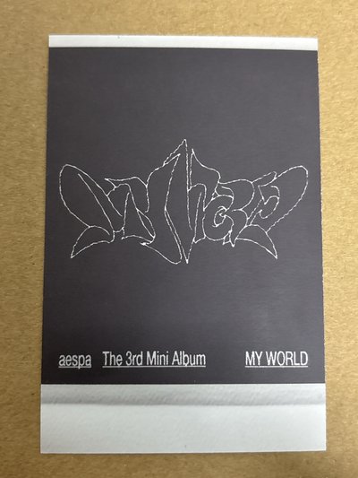 MY WORLD 專輯卡 zine版 wtmw拍立得寧
