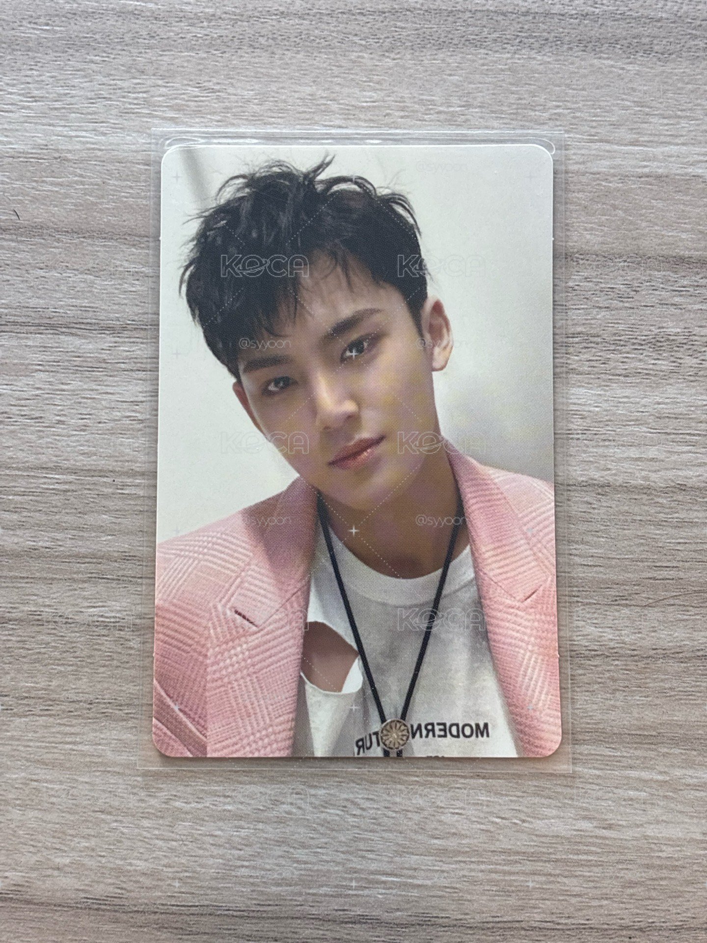 Seventeen Mingyu 奎 落花 專輯卡 通常ver.