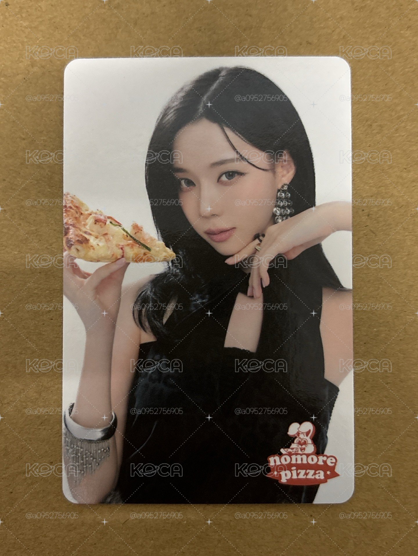 （瑕）no more pizza 2.0 代言卡 冬