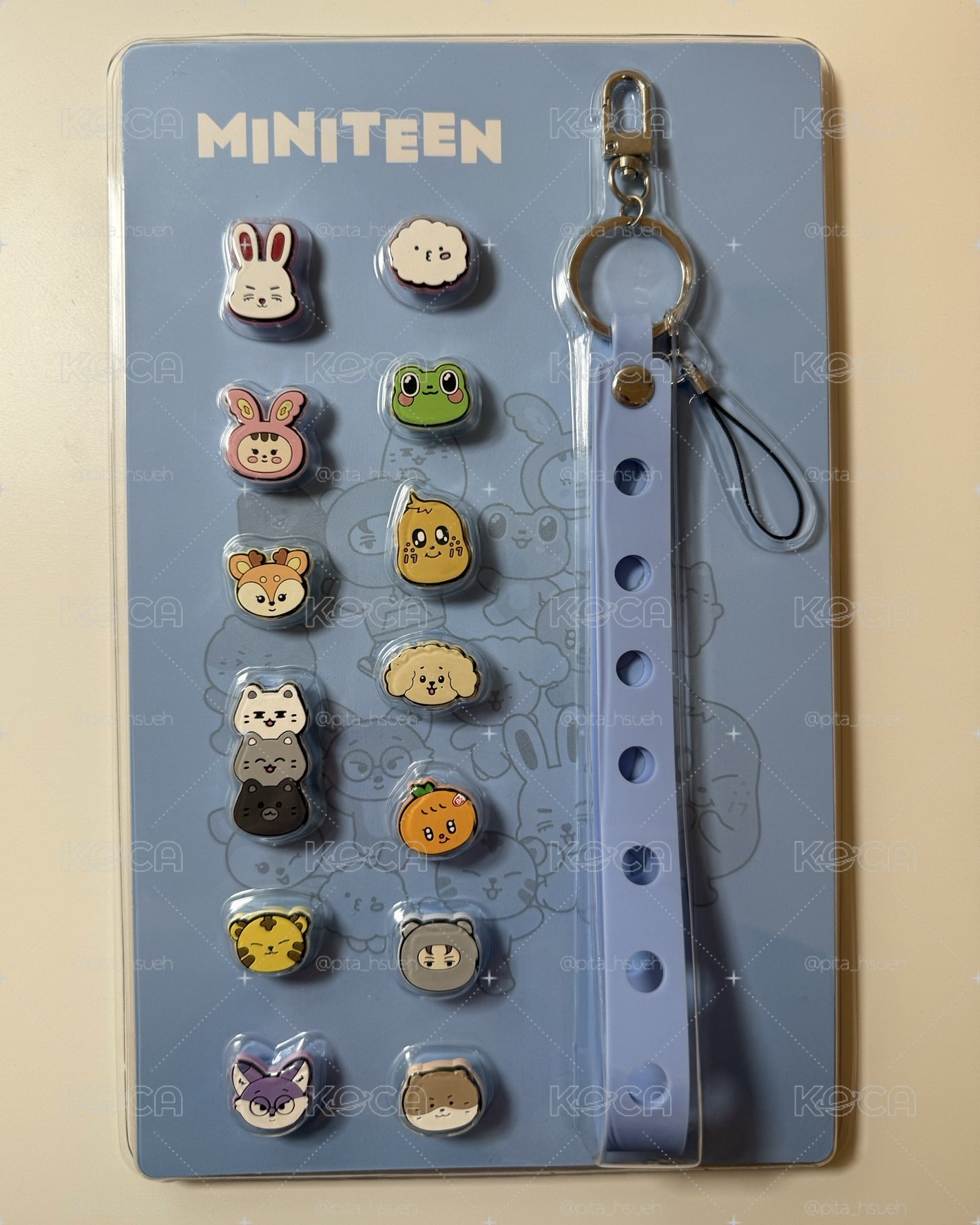 SEVENTEEN | MINITEEN 手機掛繩背帶 手燈吊飾(全新未拆）