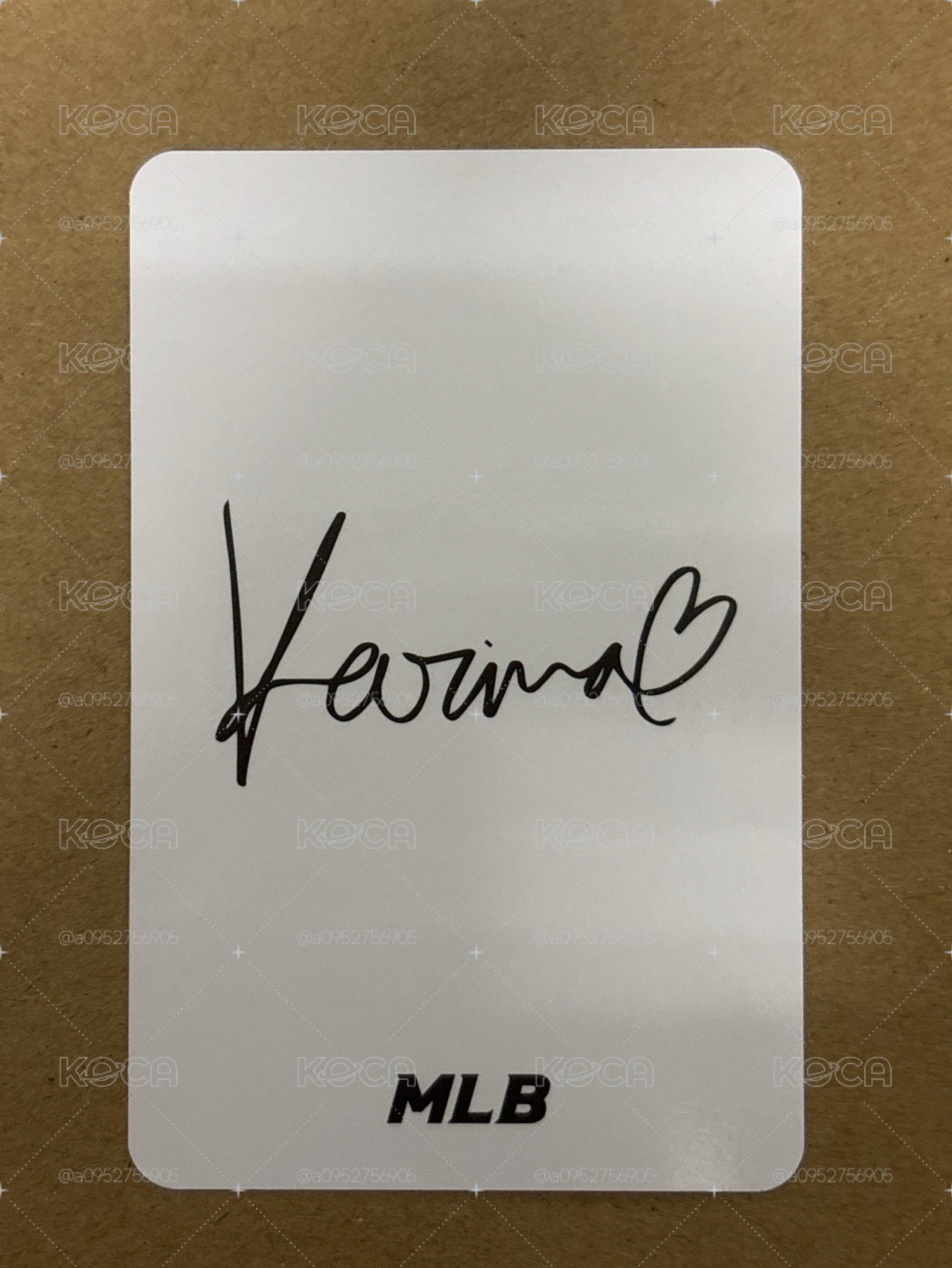 （瑕）代言卡 MLB