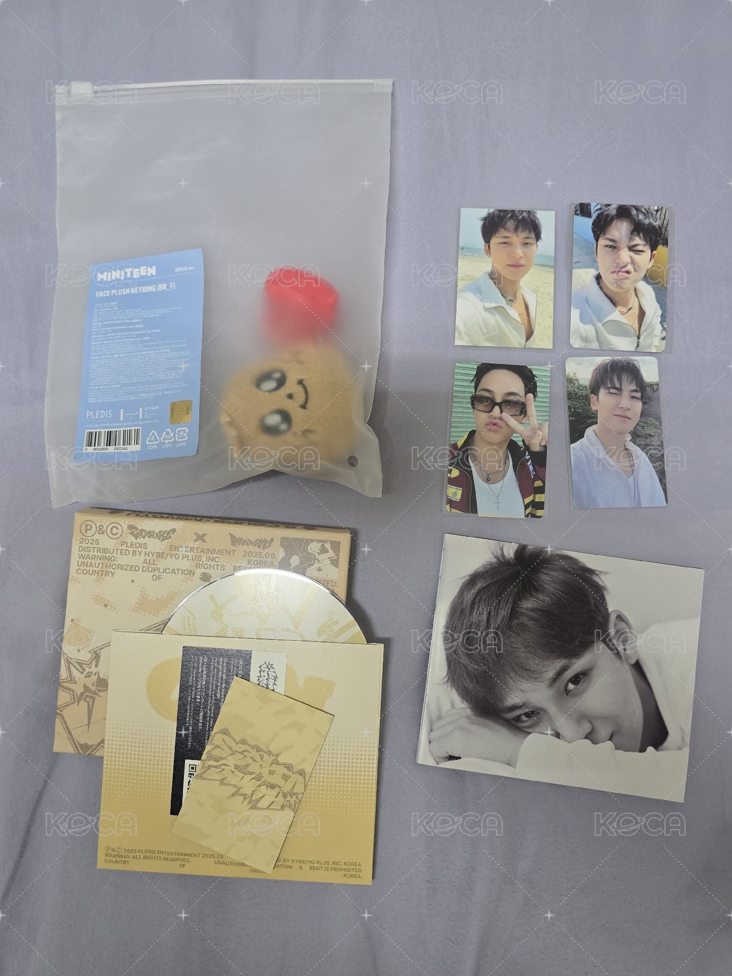 金珉奎KIMJA大頭吊飾＆奎小卡