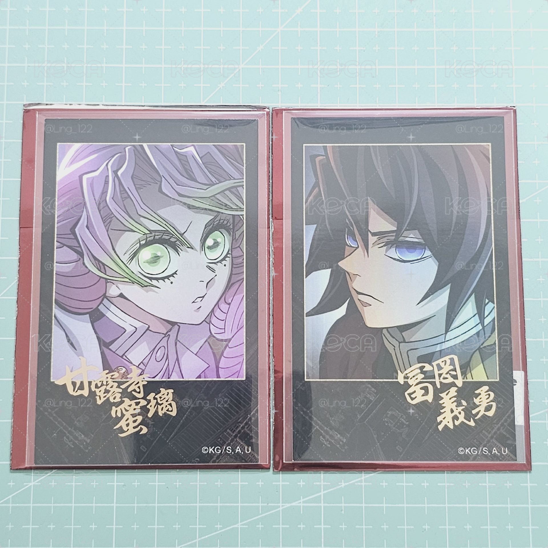 無限城金簽拍立得 義勇 蜜璃
