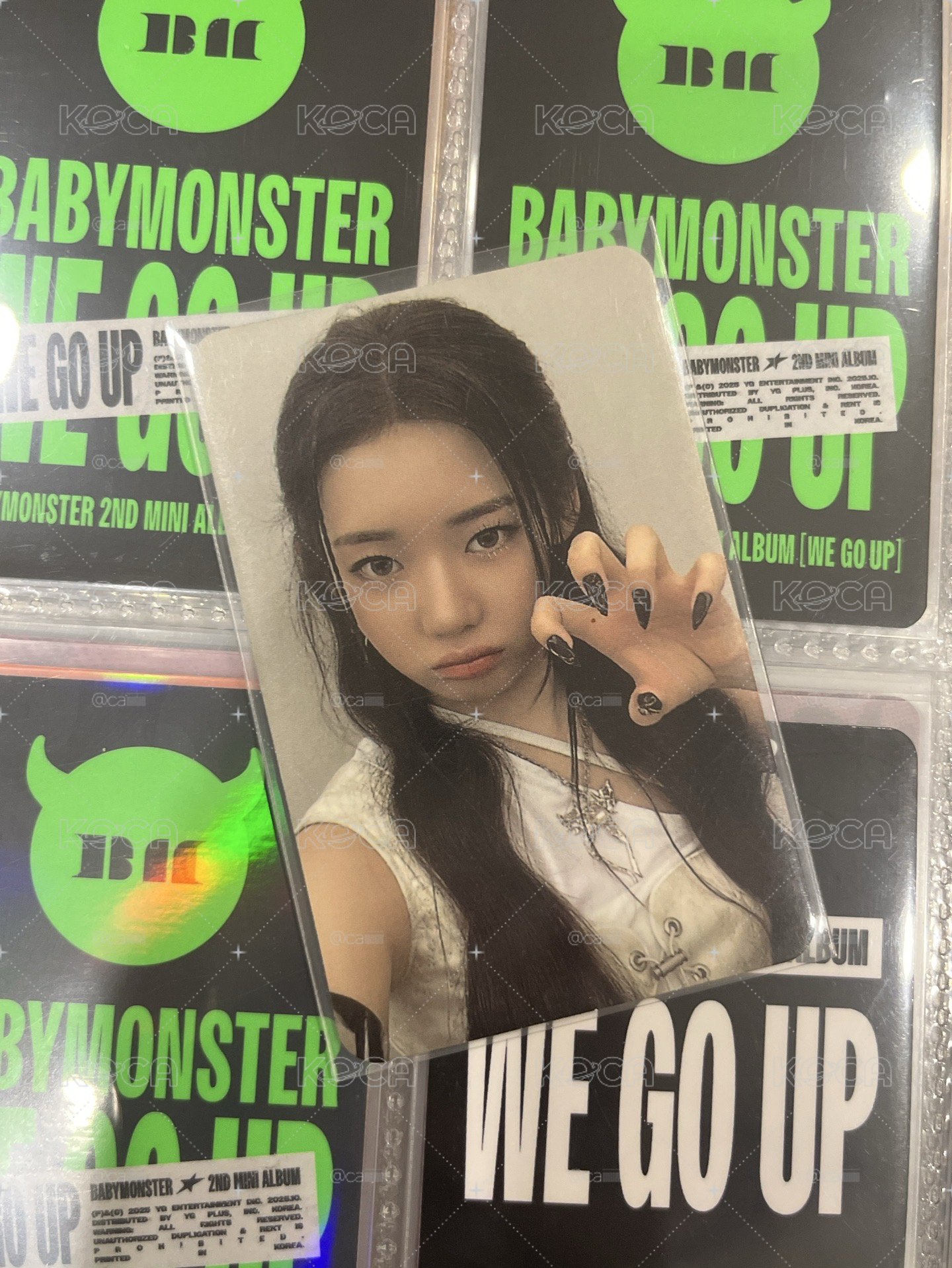 rora yg 單封預售 A ver 特典卡 