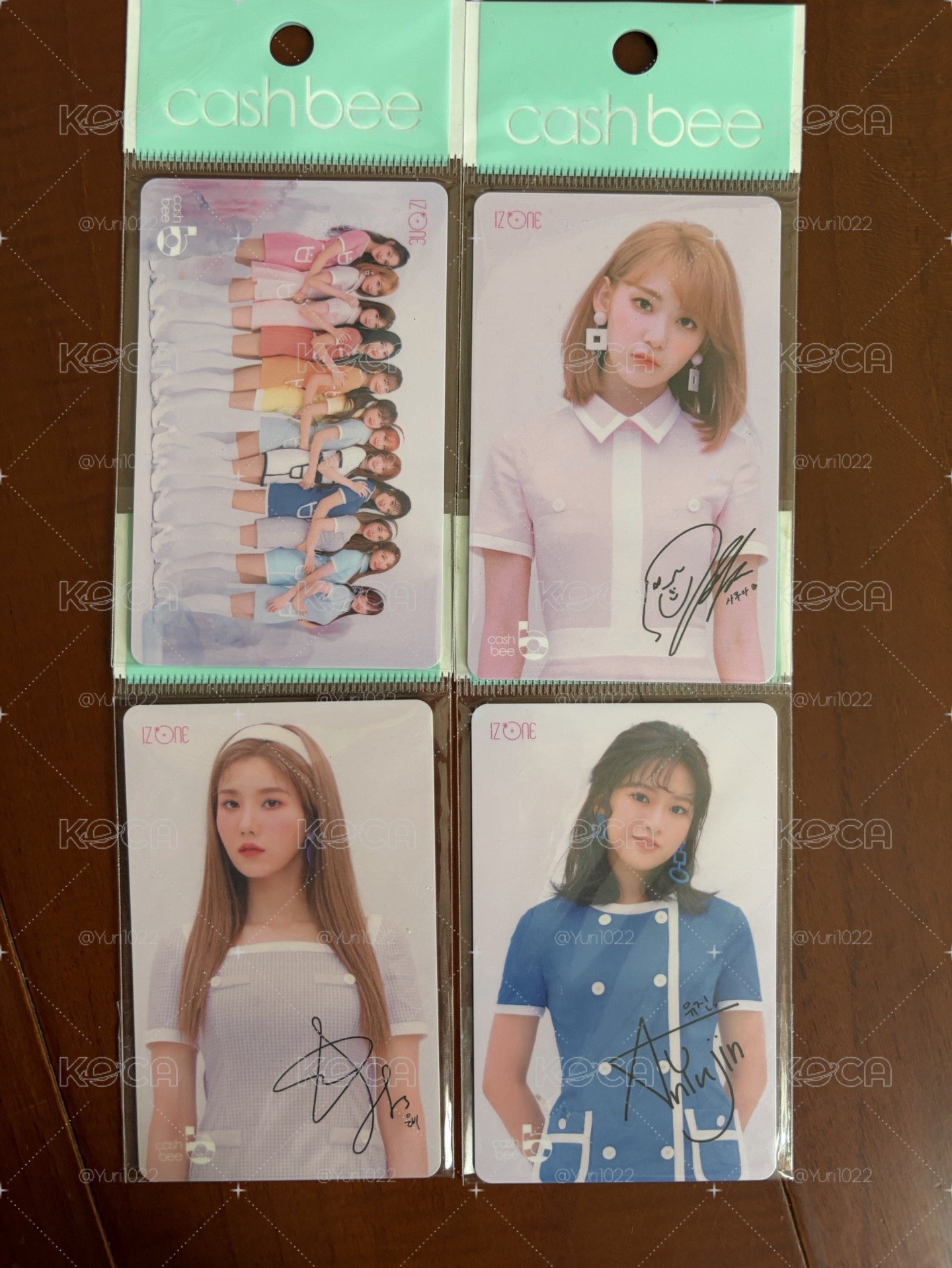 IZ*ONE Heart*IZ 快閃店 交通卡