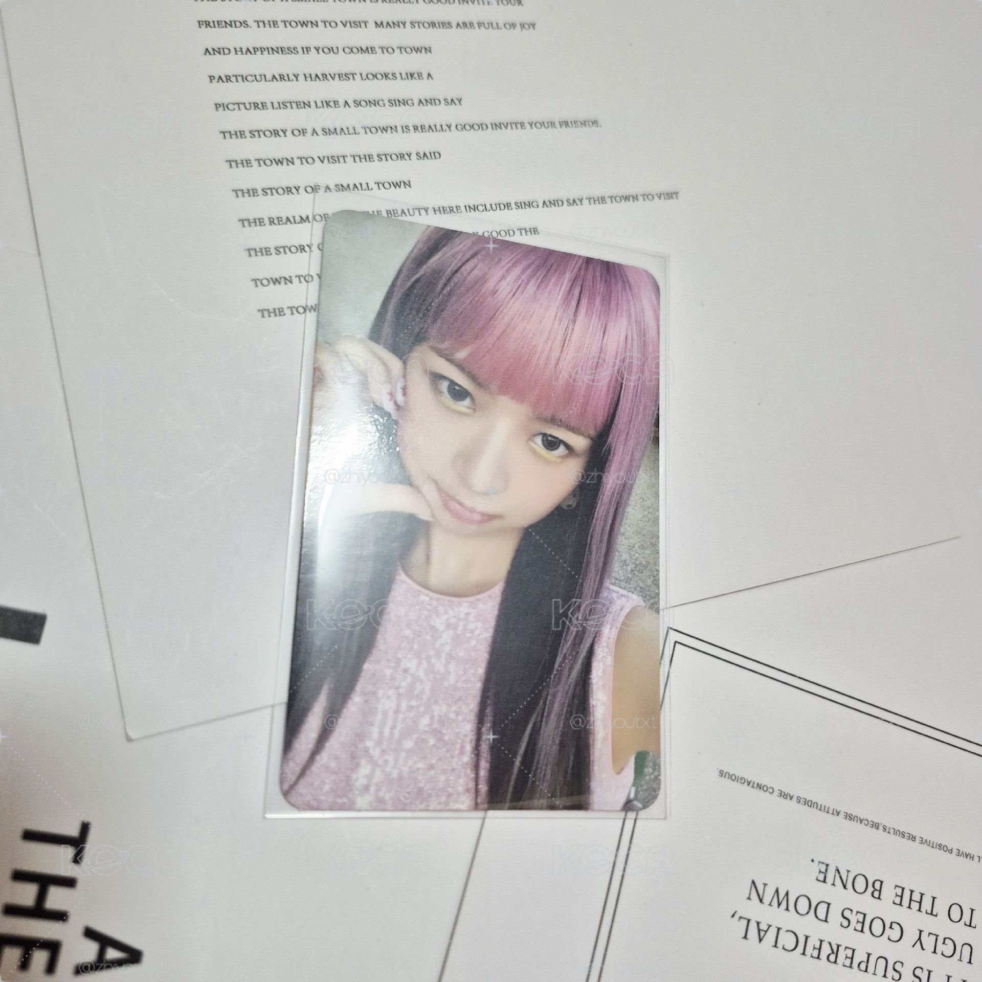 ⑅ IVE > 直井怜Rei IVE SECRET 專輯卡 shh ver.