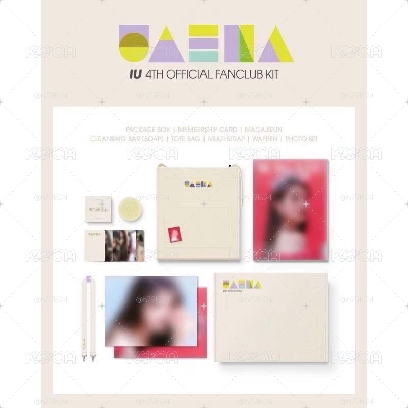 IU 李知恩 四期 會員禮 全新