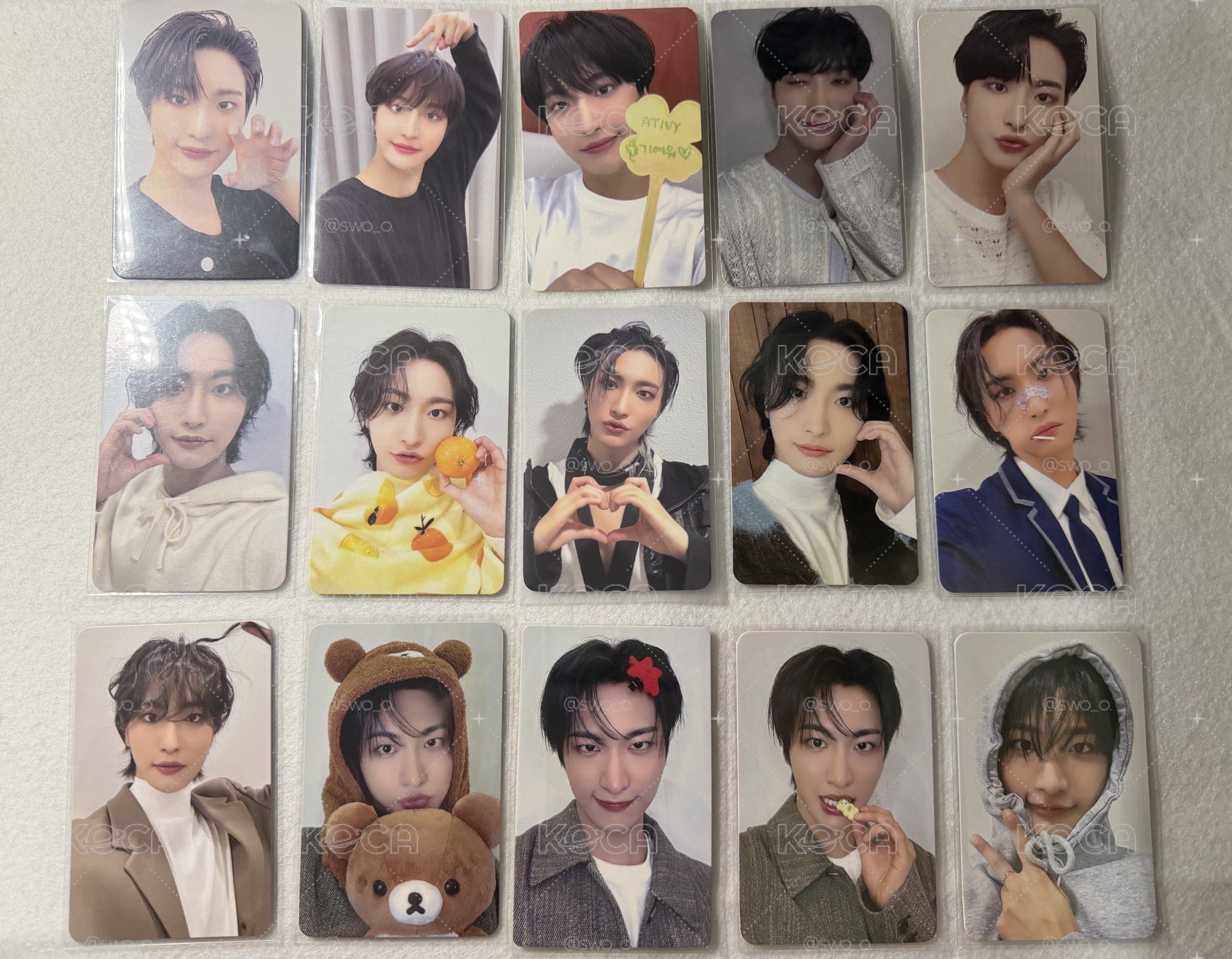 ATEEZ星簽售卡