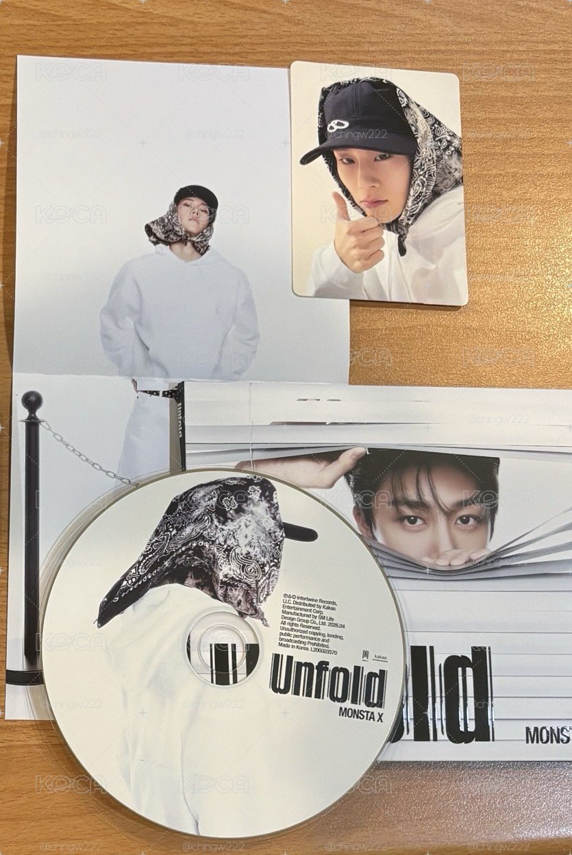 MONSTA X｜Unfold 英專單封