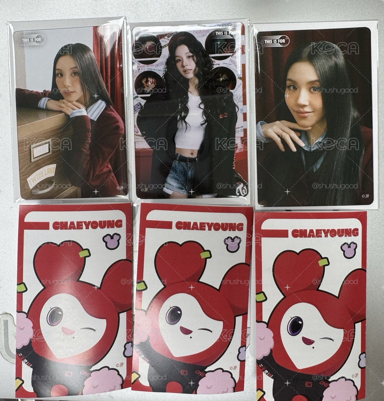 TWICE 新國立 一番賞透卡 彩瑛組 含籤紙