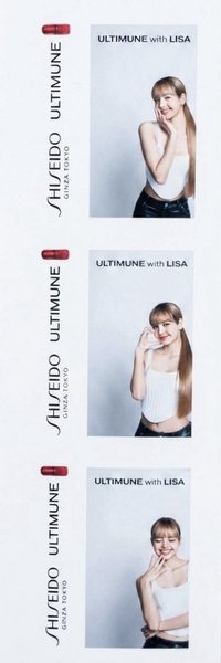 資生堂 x LISA 人生四格卡 / 拍貼 