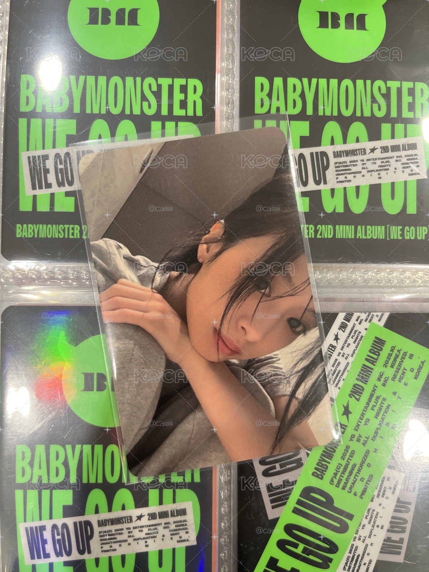 Ahyeon WE GO UP br 線下 a ver 幸運卡 