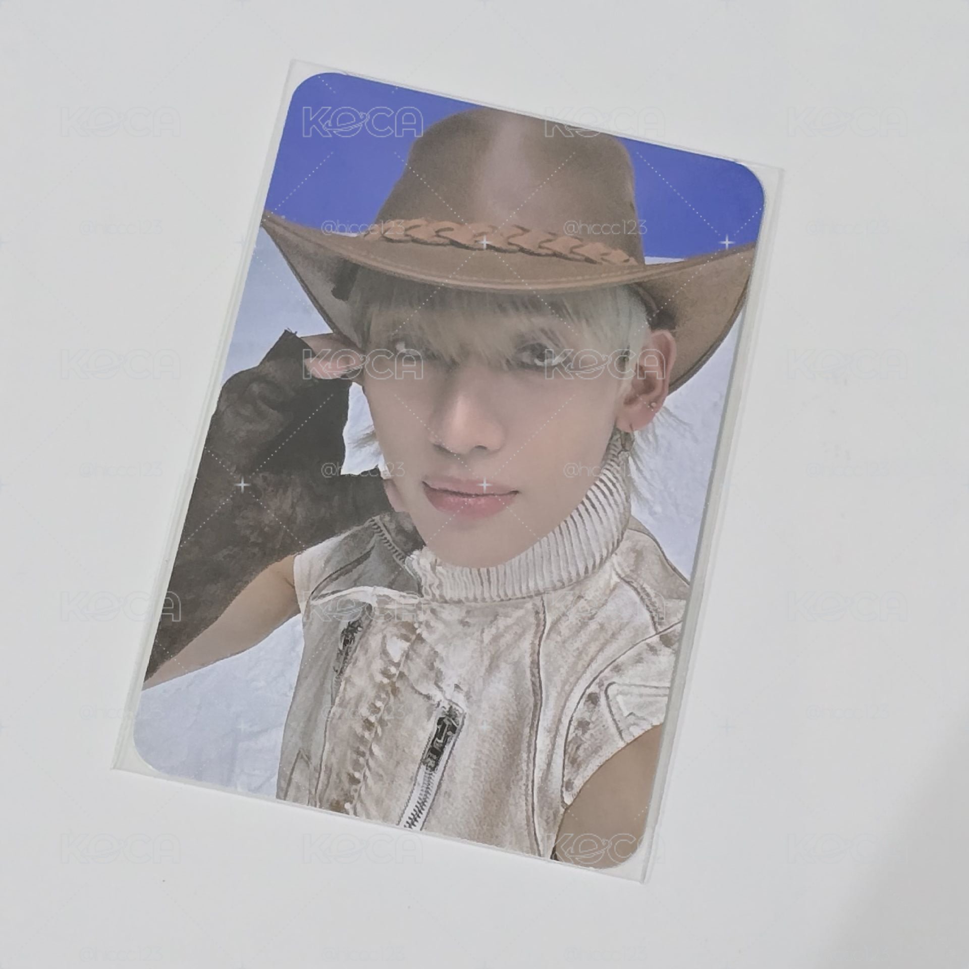 WINTER HEPTAGON YES24 特典卡 BAMBAM 臉頰愛心
