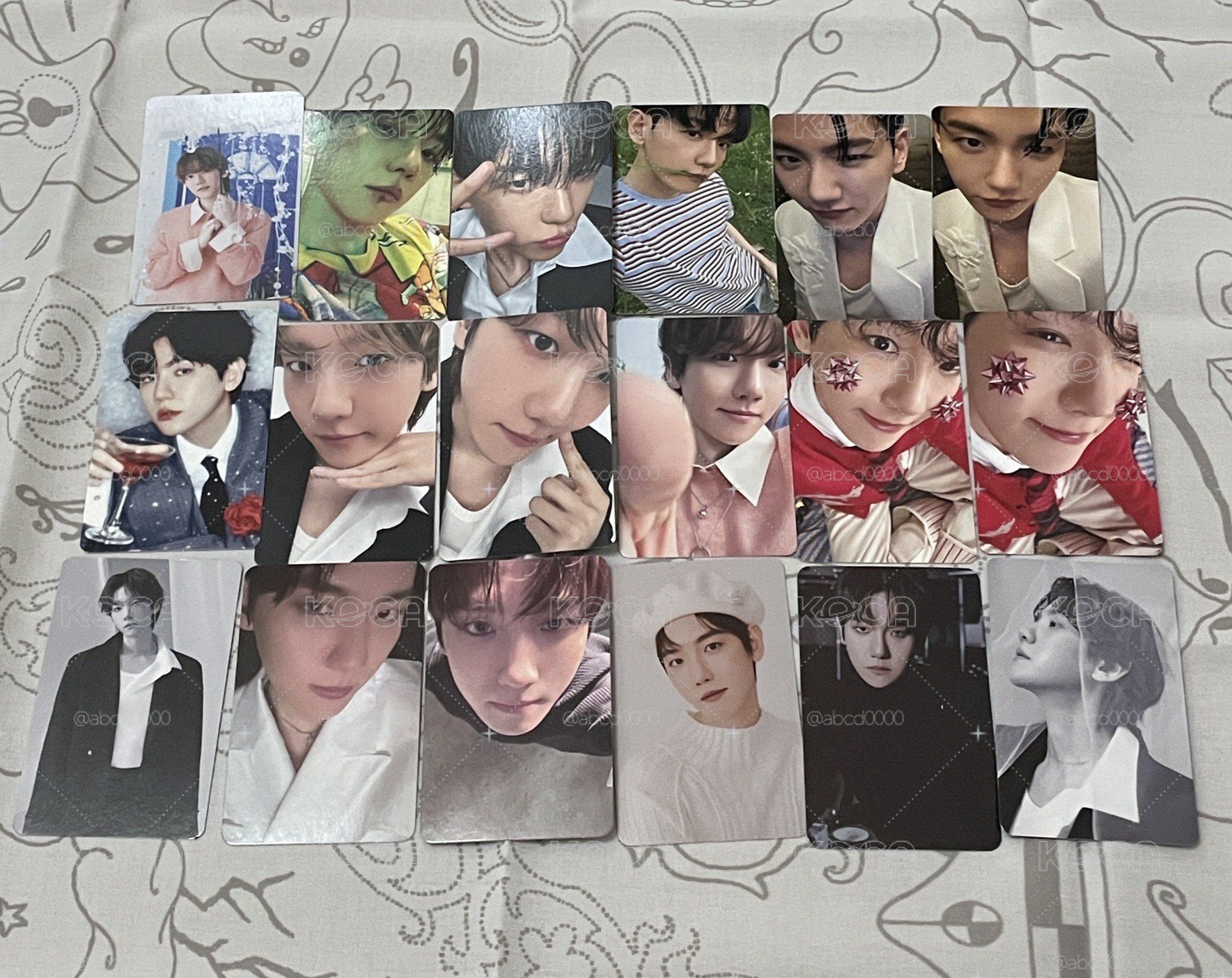 EXO 伯賢 小卡盤