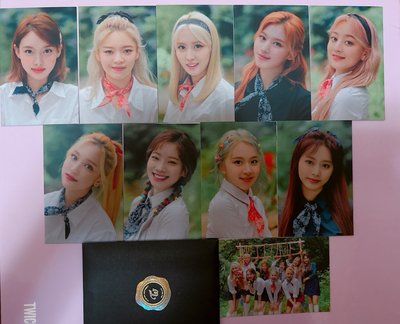 TWICE五週年手燈環小卡