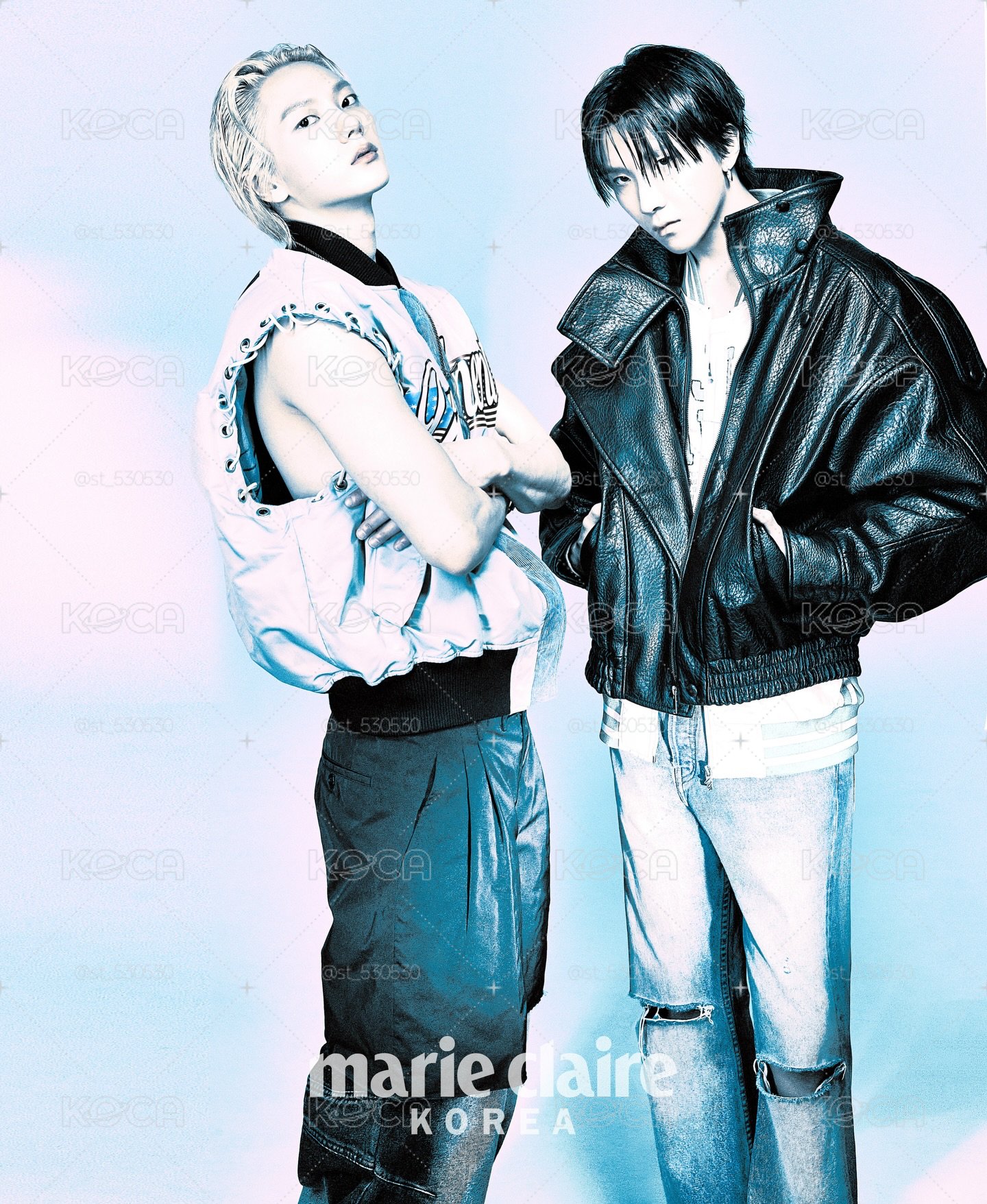 marie claire 4月號 封面張員瑛 附朴星化雙面海報 