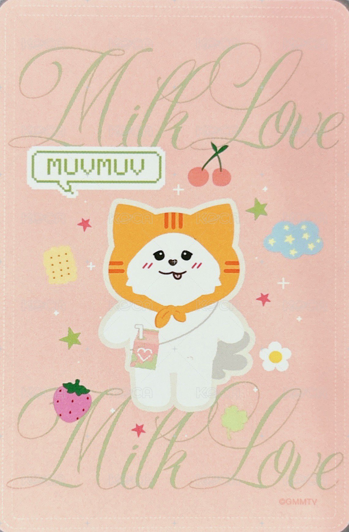 26年1月書展 周邊卡 MILKLOVE 背面