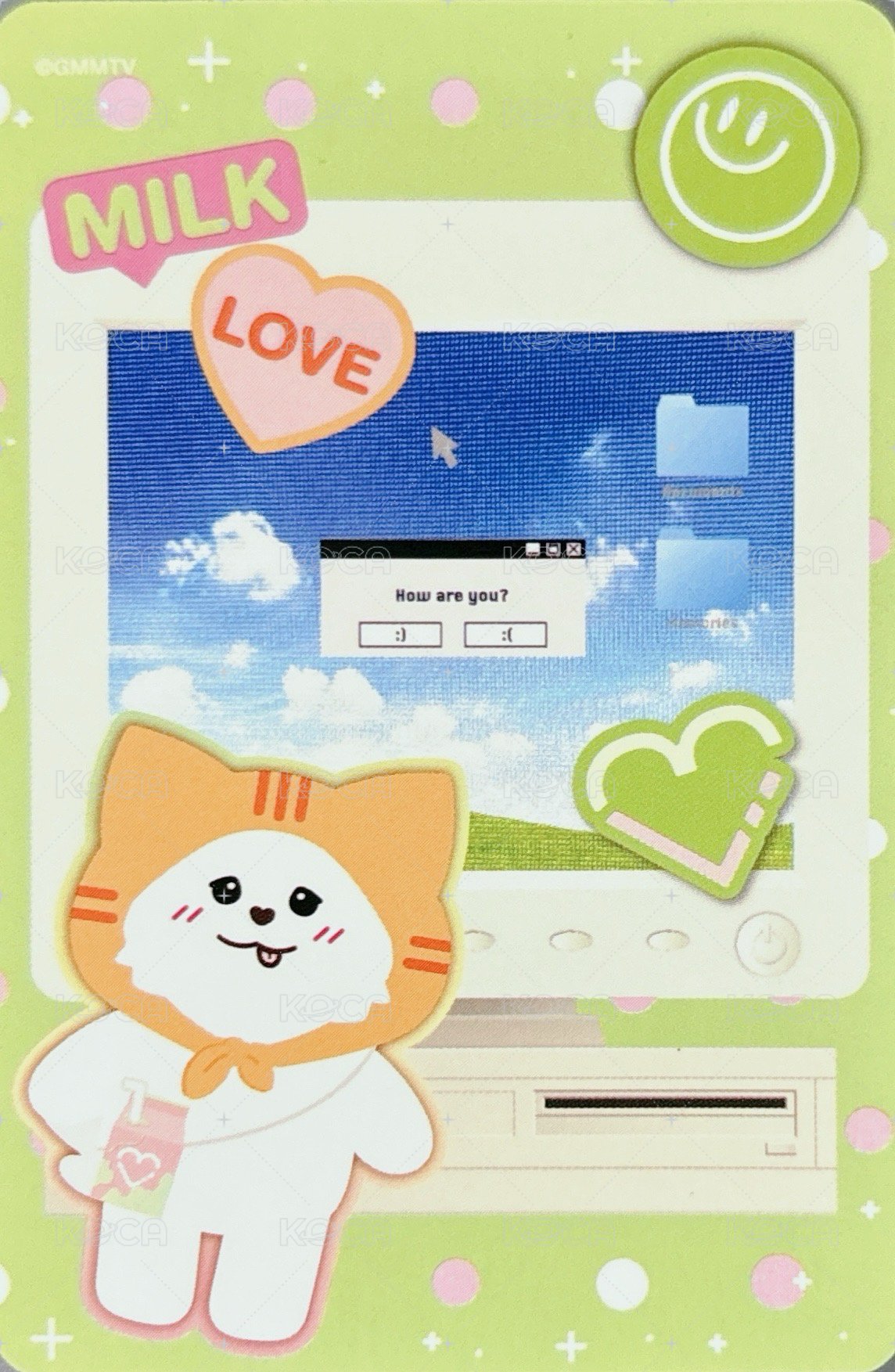 26年1月書展 周邊卡 MILKLOVE 背面