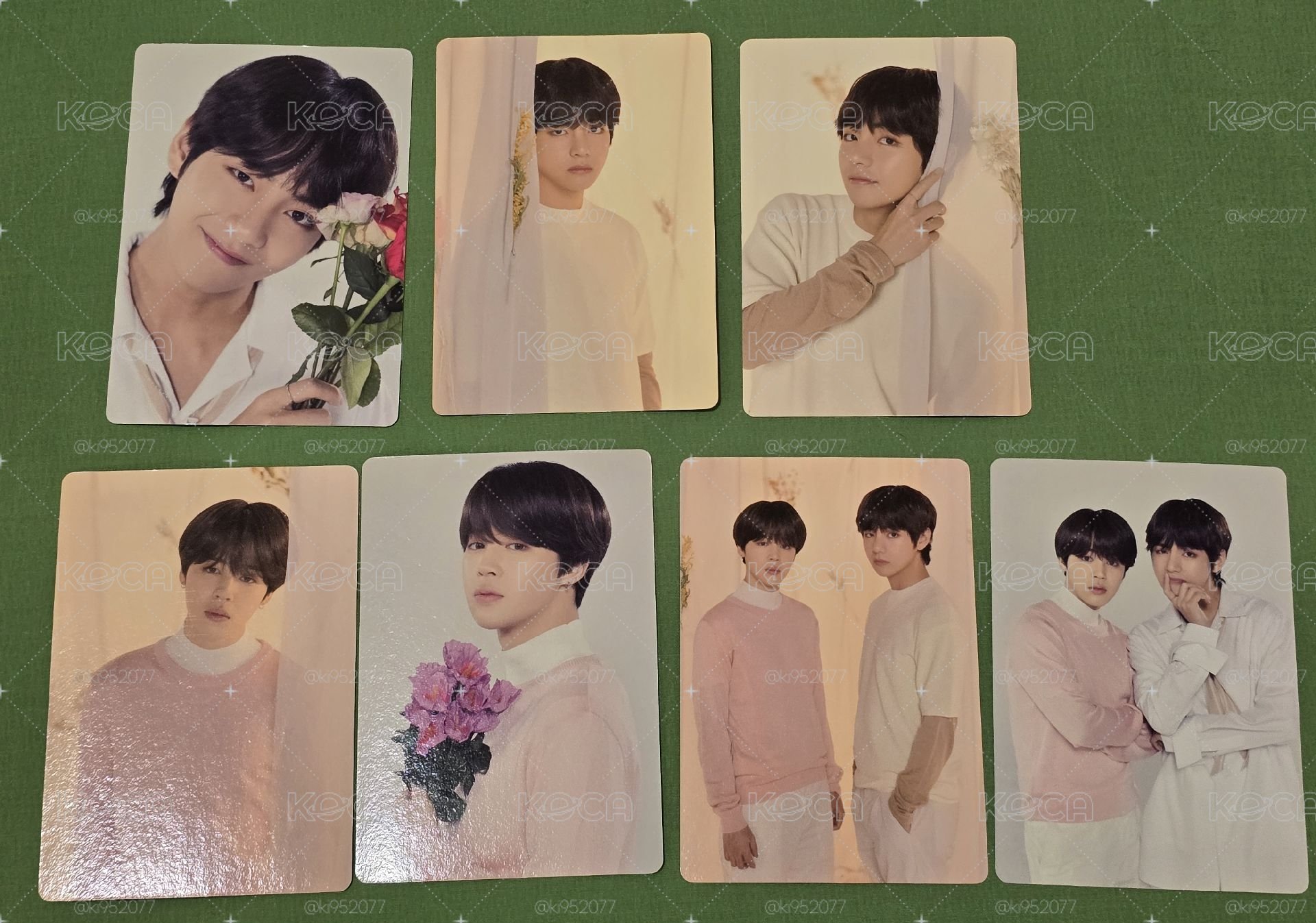 LY Tour 隨機卡 Jimin,V 7張不拆