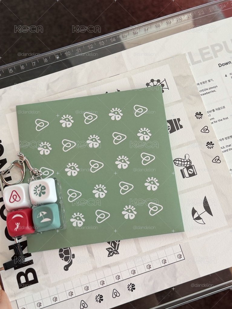 CORTIS airbnb 特典卡一套+鑰匙圈吊飾