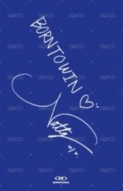 BORNTOWIN x Natty 代言卡  背面