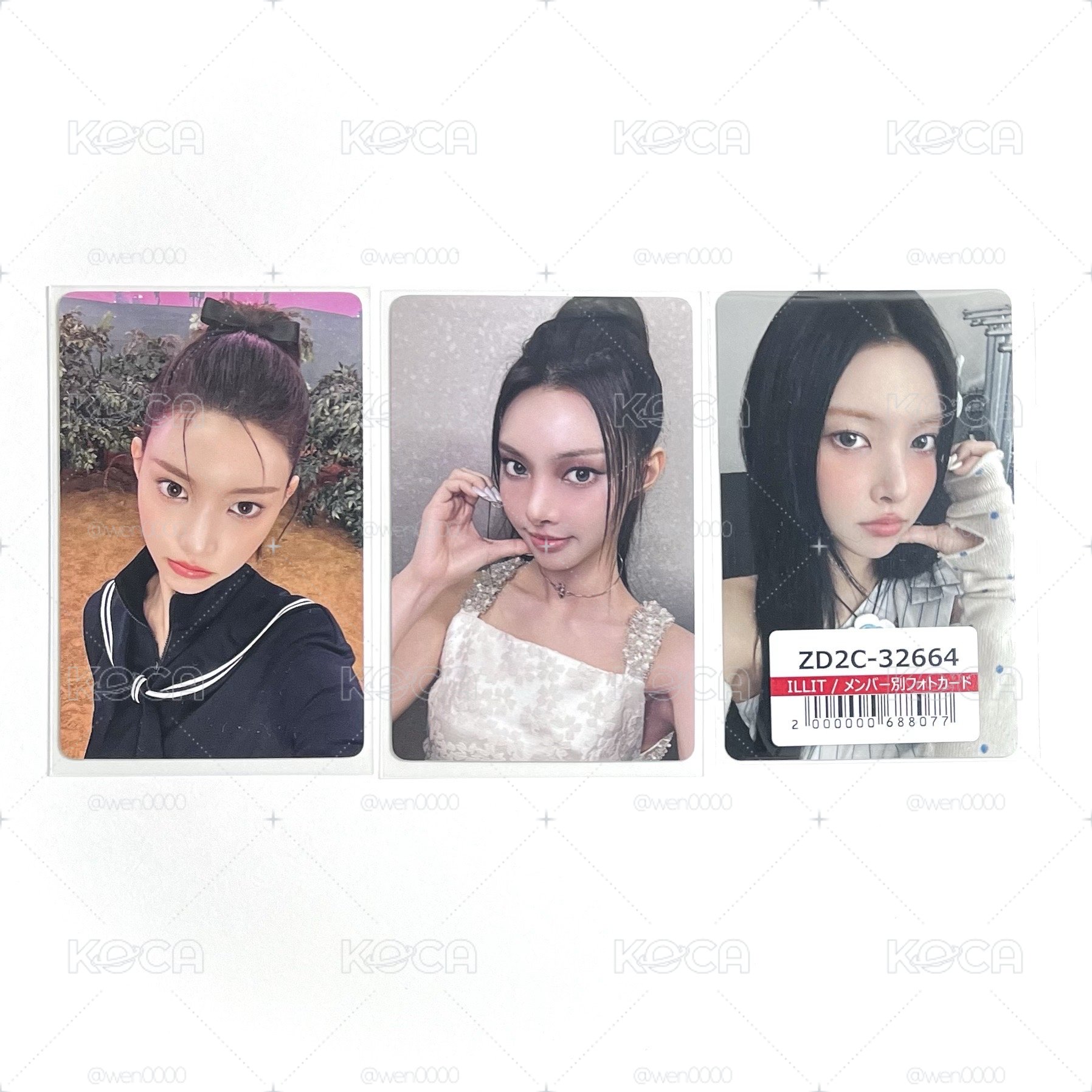 Yunah yzy+環球 3張不拆